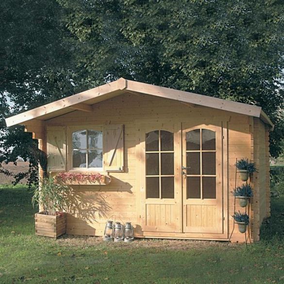 Abri de jardin 40 mm CHAMONIX 388 x 328 cm - 12,73 m²