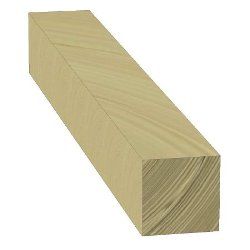 Poteau bois autoclave extérieur 12x12 cm Longueur 1,50 m en pin traité Classe 4