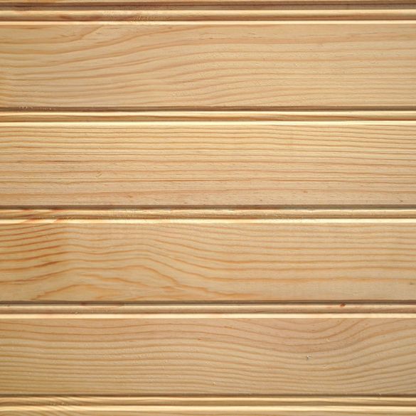 Lambris pin Prestige Sans Nœud profil double mouchette 100x10 mm L. 2,00 m