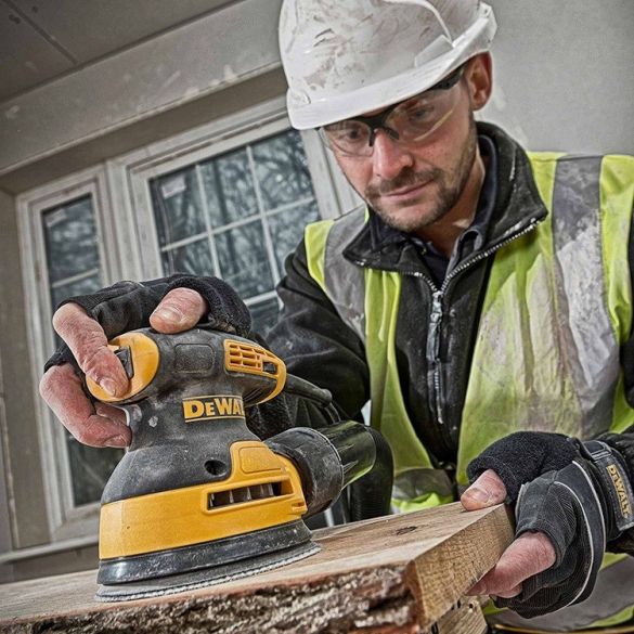 Ponceuse excentrique  filaire 280 W Ø125 mm DEWALT DWE6423