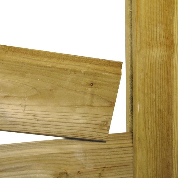 Poteau bois 90x45 mm L.2,40 m traité Cl.4 VERT