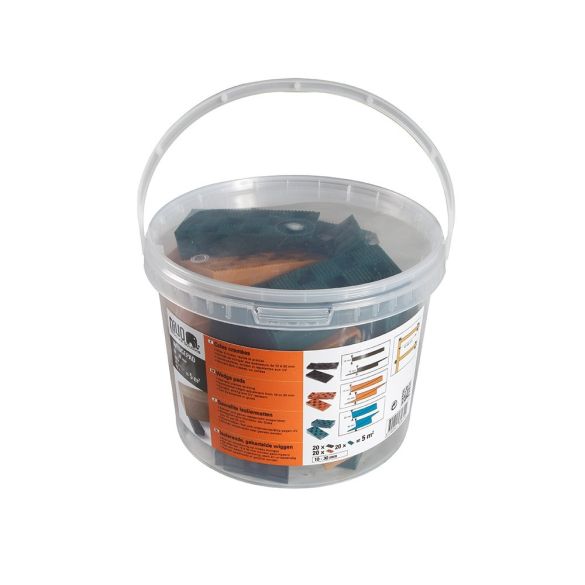 60 Cales crantées 10/20/30mm Wedgepad pour lambourdes terrasse