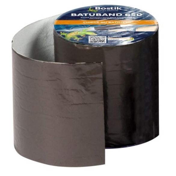 Bande étanchéité 10 cm x 10ml autocollante à froid BATUBAND 650 Gris