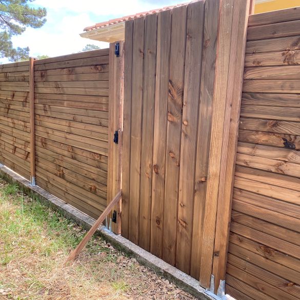 Lame de clôture SCALA 1,95 m Classe 3 BRUN 