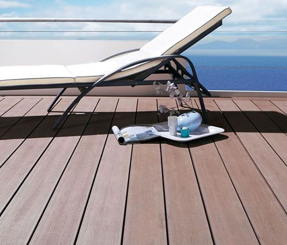 Lame terrasse ipé large L. 2,75m 185x20 mm à visser