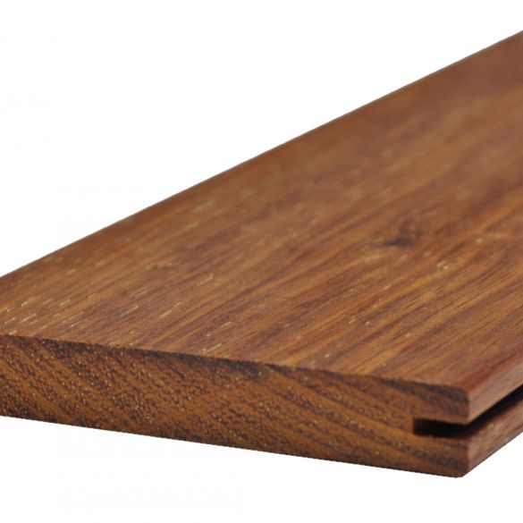 Lame terrasse MERBAU L. 3,60 m 140x20 mm - Profil Clip Classic - Fixations invisibles