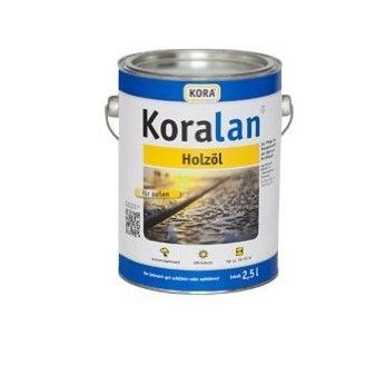 Huile de protection terrasse bois 2,5L Teinte TECK - Saturateur Koralan