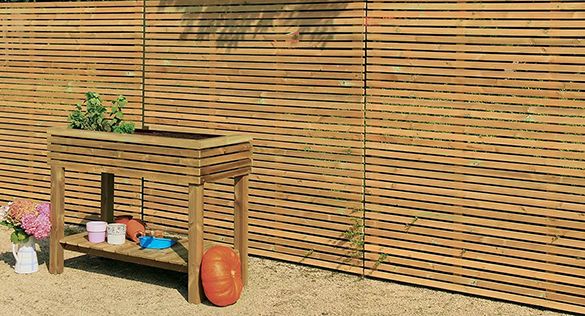 Claustra bois autoclave VENICE 180x178 cm - EXTERIOR LIVING