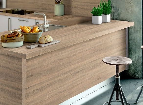 Mélaminé CAMBRIAN OAK 03R Sega 19 mm - 2,85 x 2,10 m