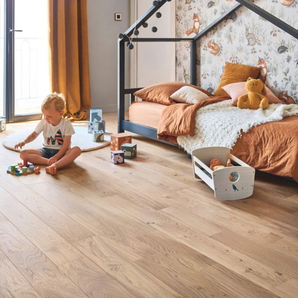 Parquet contrecollé Alto chêne Intenso Bois Flotté 1210x139x12 mm