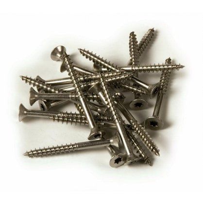 Vis A2 Inox Ø 6x100 mm - TX25 - Tête fraisée - Boîte de 100