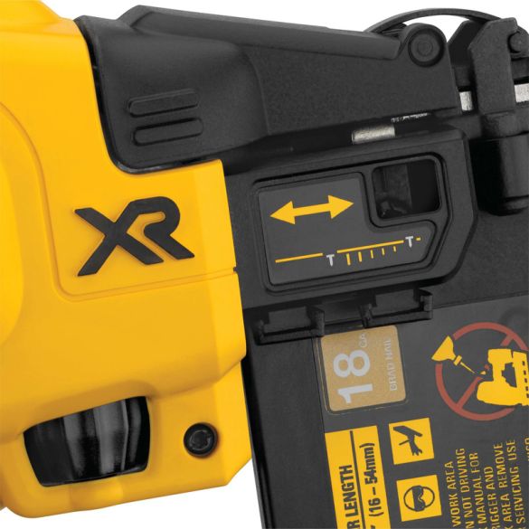 Cloueur de finition 18Ga XR 18V (sans batterie ni chargeur) + coffret T-STAK | DEWALT DCN680N-XJ