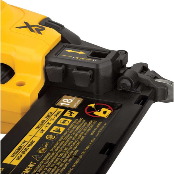 Cloueur de finition 18Ga XR 18V (sans batterie ni chargeur) + coffret T-STAK | DEWALT DCN680N-XJ