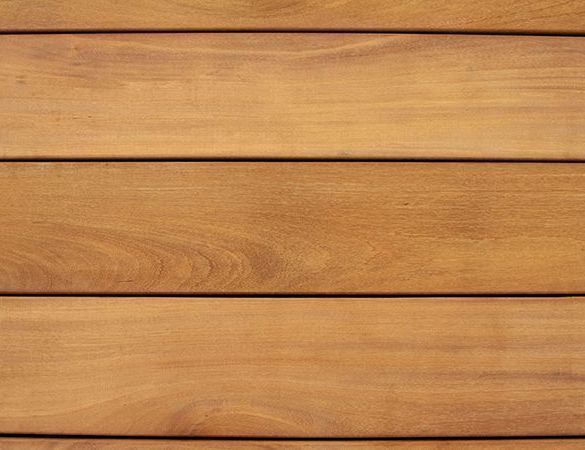 Bois de terrasse exotique GARAPA Long. 5,20 m - 145x21 mm - à visser