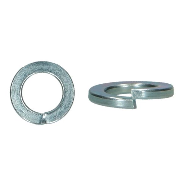 Rondelle grower Ø 4 mm DIN 127B en acier zingué - blister de 35 pcs