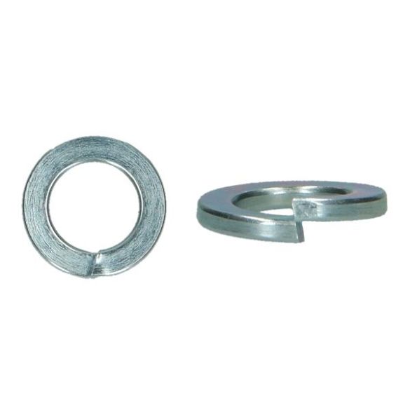 Rondelle grower Ø 5 mm DIN 127B en acier zingué - blister de 30 pcs