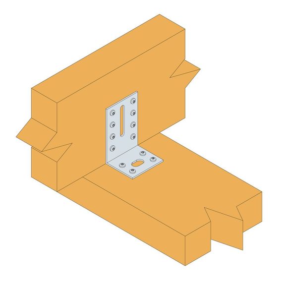 Equerre d'assemblage EA534/2- 40x50x30x2mm - SIMPSON Strong Tie