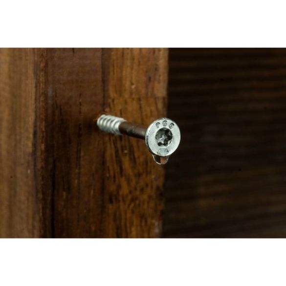 Vis inox A4 Ø 5x70 mm Tête fraisée Filetage partiel Tx25 - Boîte de 200