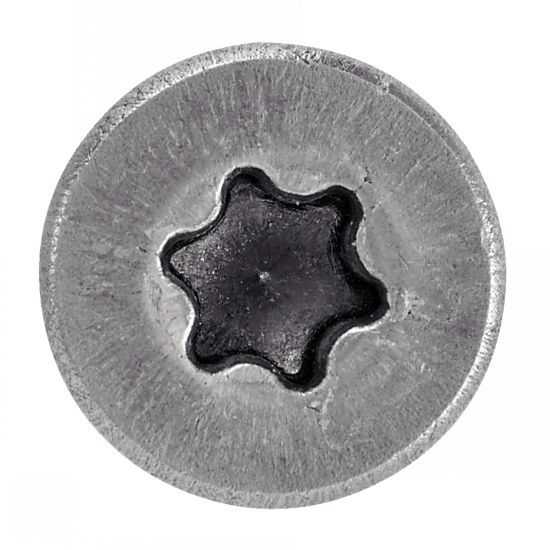 Vis inox A4 pour bois tendres Tête anti-fendage Ø 5x50 mm - Boîte de 400
