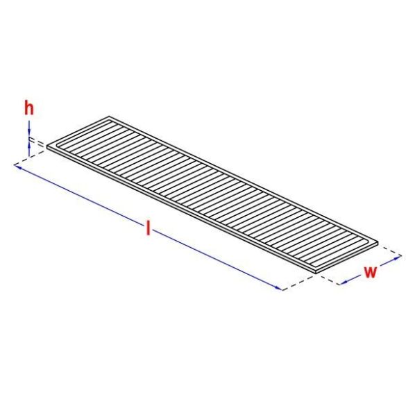 20 Cales plates 2 mm pour lambourdes terrasse HAPAX