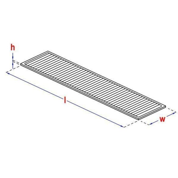 100 Cales plates Ép. 4 mm pour lambourdes - HAPAX