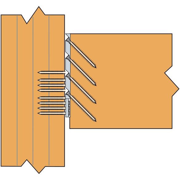 Etrier à queue d'aronde alu 195x75mm ETB190-B