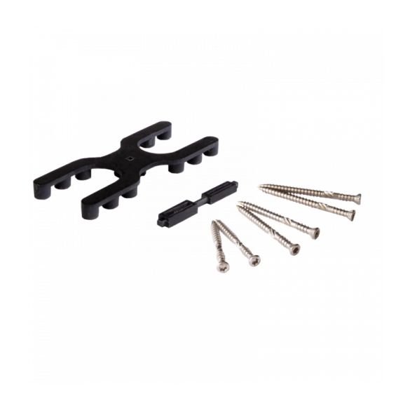 Kit fixation terrasse D-PRO - 200 vis A2 5x60 + 100 rupteurs de pont thermique + 20 cales