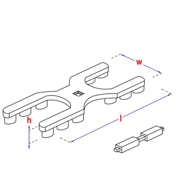 100 Cales de ventilation terrasse D-PRO 8x100x40mm HAPAX