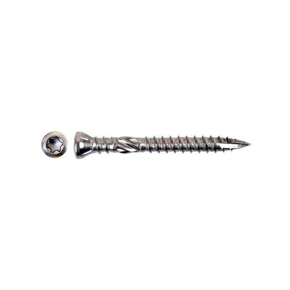 Kit fixation terrasse bois dur DECK-D 5x70 mm HAPAX - 550 vis inox A2