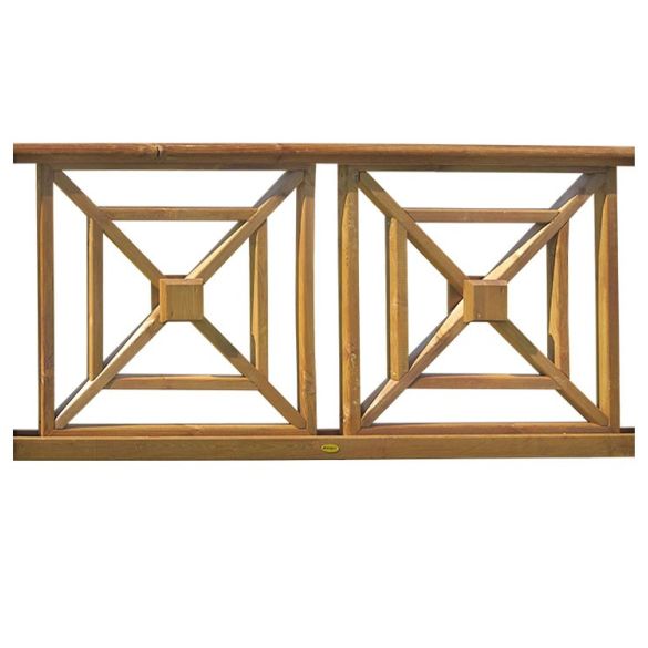 Croix de Saint André 80x80 cm en pin traité Classe 4