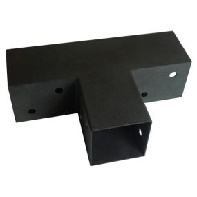 connecteurs express en T ING Fixations - Pour poteaux bois 90x90 mm