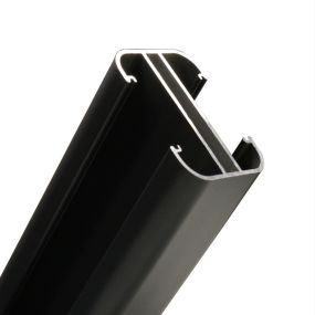 Poteau de clôture alu EvoluH34 pour lame et écran 34 mm