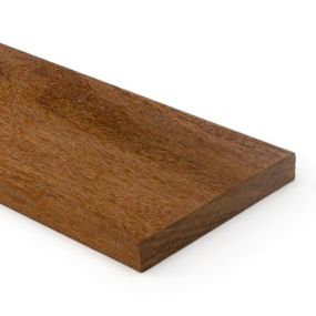 Lame de terrasse en bois Cumaru lisse 145x21 mm