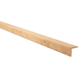 Baguette d'angle bords arrondis en pin des Landes 24x24 mm Long. 2,40 m
