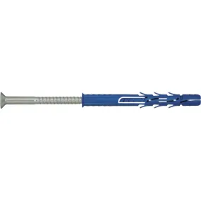 25 Chevilles à frapper 10x160 mm pour matériaux creux - Nylon tête fraisée - RAWL