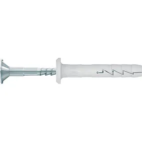 25 Chevilles à frapper Ø10 x 120 mm - Clou-vis nylon tête fraisée - RAWL