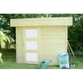 Abri en bois 28mm BERGEN 2432x2052 cm - 4,99m²