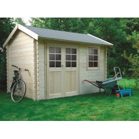 Abri de jardin 28 mm ARLES 358 x 238 cm 8,52 m² - S8319