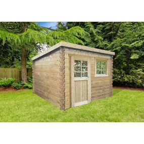 Abri bois Solid NEVERS 238x238cm S8332 - 5,66m²