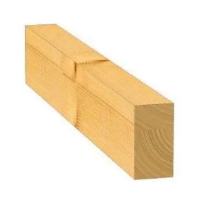 Chevron en pin brut 3500x150x80 mm