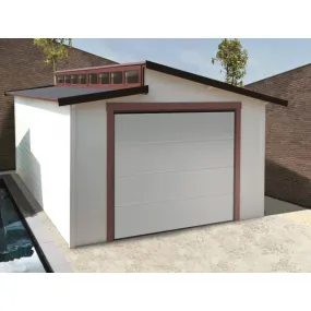 Garage 28 mm Torino 20,88 m² porte motorisée 570x360 cm