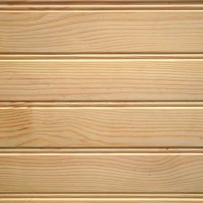 Lambris pin Prestige Sans Nœud profil double mouchette 100x10 mm L. 2,00 m