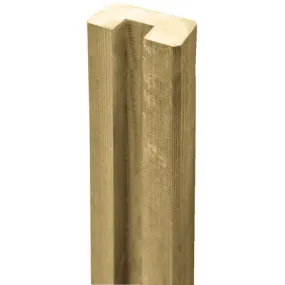 Poteau bois 90x45 mm L.2,00 m en pin traité Classe 4 VERT