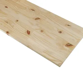 Tablette rustique en pin des Landes 300x22 mm, bois brut pour étagères et aménagement intérieur