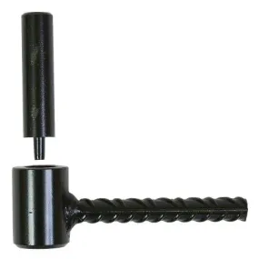 Gond Ø 14mm parpaing/brique L. 130 mm noir - scellement chimique - tige diam. 10mm