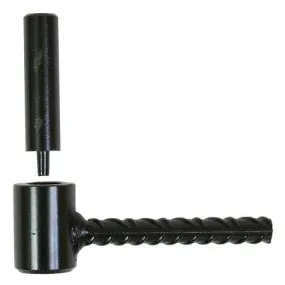 Gond Ø 14mm spécial brique L. 70 mm noir - scellement chimique - tige diam. 10mm