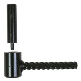 Gond Ø 16mm parpaing/brique L. 130 mm noir - scellement chimique - tige diam. 10mm