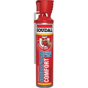 Mousse PU pistolable SOUDAFOAM Comfort 600 ml - 123777 - SOUDAL