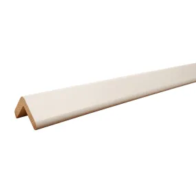 Corniere d'angle Blanc 3000x55x55 mm - Sapin traité Classe 3