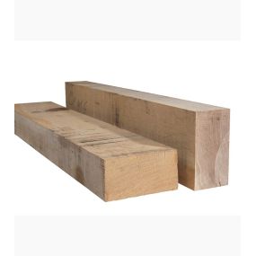 Traverse paysagère en chêne 1,20 m 20x10 cm